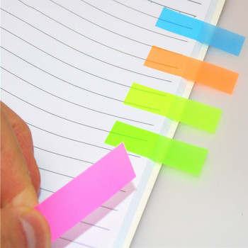 1 БР. Творчески канцеларски материали, издърпваща се кутия за отметки, може да се разкъса, флуоресцентен цветен, самозалепващ се блок за бележки, лепкави бележки, офис за отметки