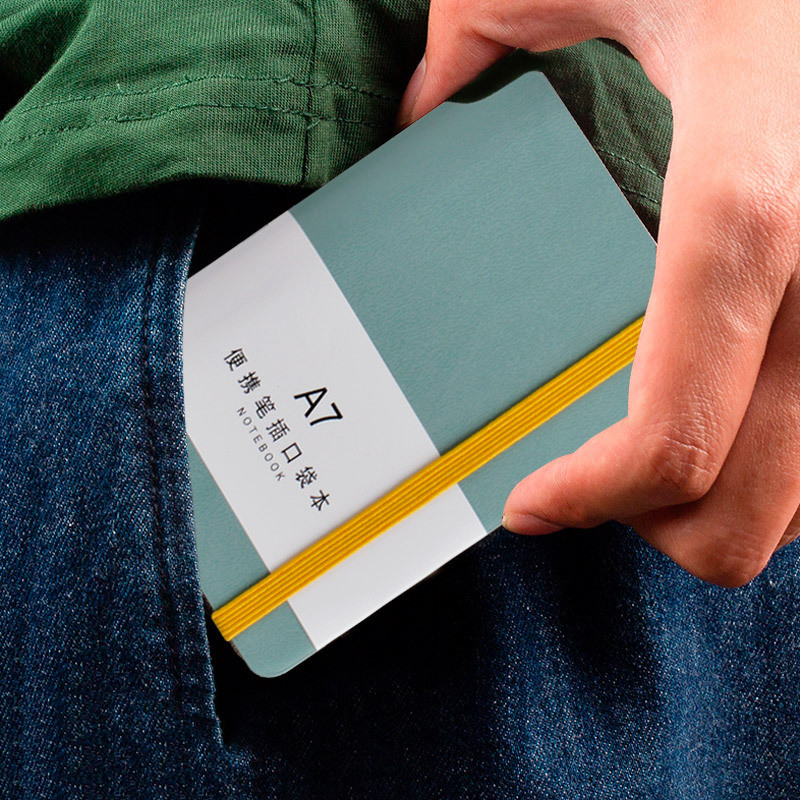 200 lappušu mini piezīmju grāmatiņa A7 cietajos vākos piezīmju grāmatiņas plānotājs Žurnāls Piezīmju grāmatiņa Pārnēsājamas kabatas Biznesa piezīmju grāmatiņas Skolas biroja Kancelejas preces