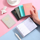 Mini 2023 Agenda Notebook Καθημερινά Εβδομαδιαία Agenda Planner Σημειωματάρια φορητό σημειωματάριο τσέπης Εβδομαδιαία στόχος γραφείου Σχολική γραφική ύλη