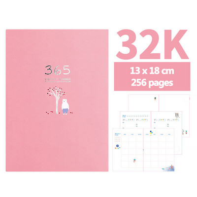 2023 Planner Agenda Diary Χωρίς ημερομηνία Σκληρό εξώφυλλο Bullet Notebook Journal 256 σελίδες 13x18 cm Γραφική ύλη Σχολικά είδη