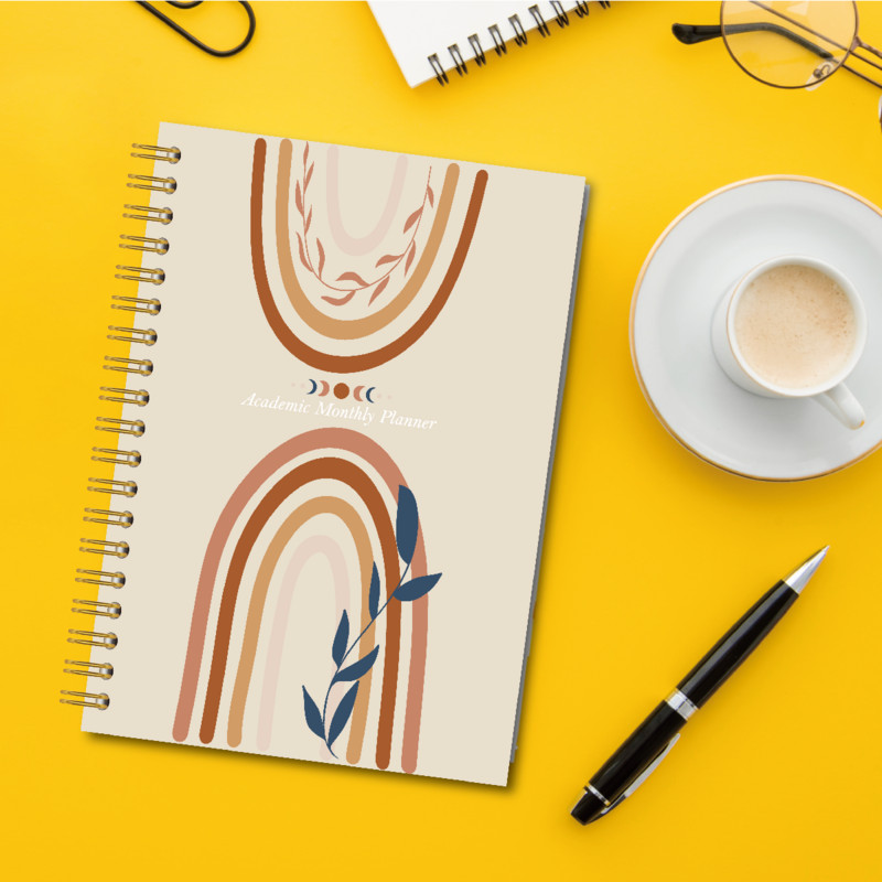 2023. gada mērķa darbību plānotāja Deluxe bez datuma ikdienas nedēļas un mēneša plānošanas darba kārtības piezīmjdators, 8,3 x 5,8 collas