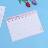 Πρόγραμμα Planner Weekly Pad Ημερολόγιο Σημειωματάριο Σημειωματάριο Μηνιαίο βιβλίο Ημέρες Σχεδιασμός γραφείου Ημέρα εργασιών Καθημερινή Αντίστροφη μέτρηση οργάνωσης τοίχου