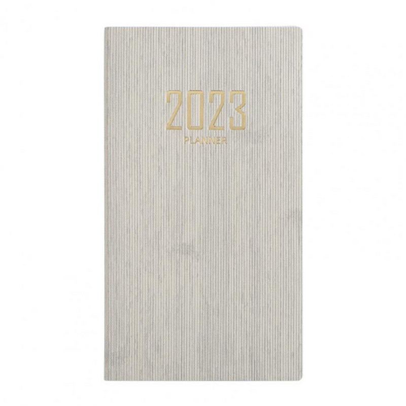 Efektivitātes rokasgrāmata, pārnēsājama 2023. gada organizatora dienasgrāmata A6 piezīmju grāmatiņa studentiem