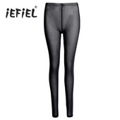 Γυναικεία εσώρουχα διαφανή Sheer Mesh Slim Cut Παντελόνι Κολάν Παντελόνι Γυναικεία Ρούχα Νυχτικά Σέξι κολάν για χορό