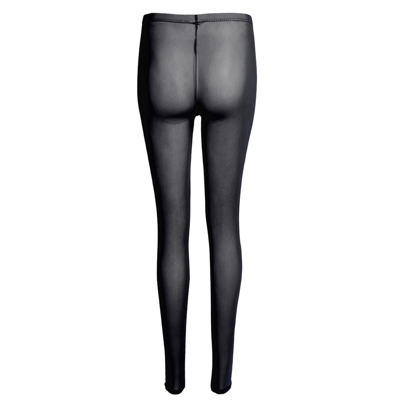 Sieviešu apakšveļa Caurspīdīga caurspīdīga sieta slaida piegriezuma bikses legingi Bikses Sieviešu apģērbi Naktsveļa Seksīgi legingi dejām