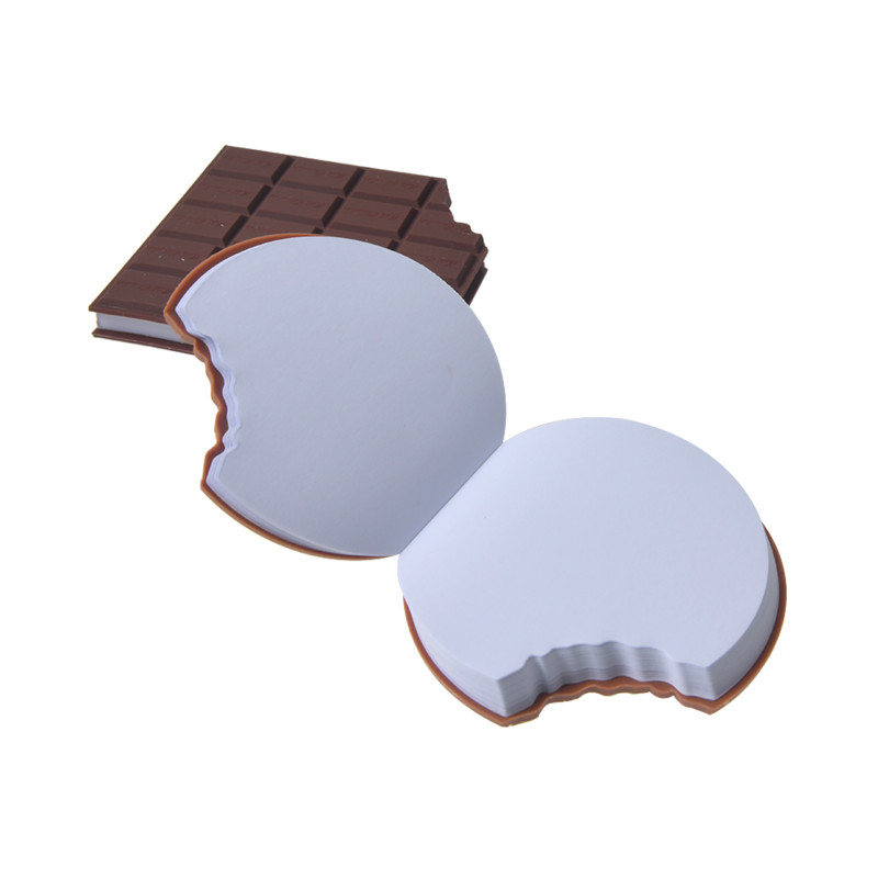 Kūrybinės raštinės reikmenys šokoladinis Atmintinė Pad mielas sąsiuvinis 40 baltų užrašų lapų mielas bloknotas