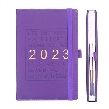 Πιο παχύ χαρτί Διαχείριση χρόνου ομαλή γραφή 2023 Α5 Αγγλική έκδοση Ατζέντα Σχεδιασμός Σημειωματάριο Καθημερινό Σημειωματάριο για μαθητές