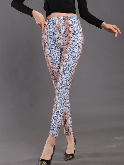 CHSDCSI Summer Styles Σέξι κολάν ελαστικό ψηλόμεσο κολάν μόδα Γυναικεία εκτύπωση Γυμναστική κολάν Push Up Παντελόνι Drop Αποστολή