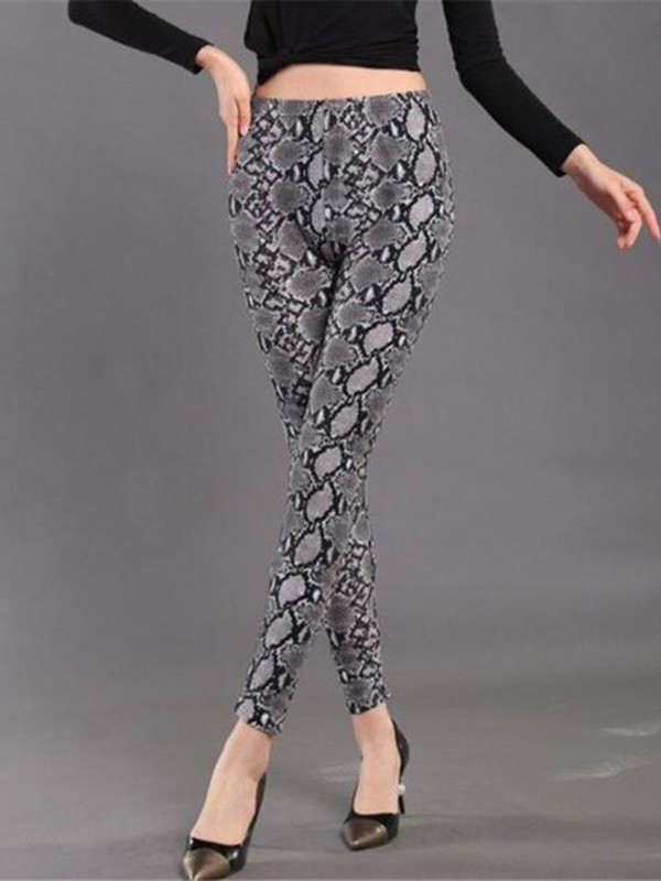 CHSDCSI Summer Styles Sexy Legings Elastīgi Augsta Vidukļa Legingi Mode Sieviešu Print Fitness Legingi Push Up Pants Drop Shipping