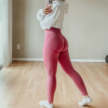 MOCHA Контурни безшевни клинове Дамски фитнес панталони за тренировки с висока талия Извивки Йога екипи Фитнес чорапогащи Носете Candy Mujer Leggins