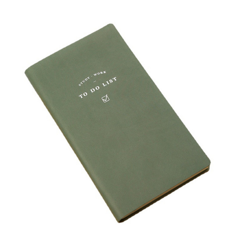 Dāvanu dienas plānotājs vīriešiem sievietēm, mazs ūdensnecaurlaidīgs poliuretāna āda, 192 lappušu saraksts. Piezīmju grāmatiņa darbam Praktisks vienkāršs kontrolsaraksts