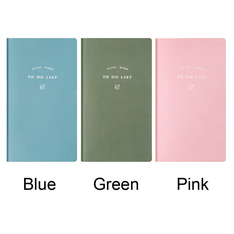 Dāvanu dienas plānotājs vīriešiem sievietēm, mazs ūdensnecaurlaidīgs poliuretāna āda, 192 lappušu saraksts. Piezīmju grāmatiņa darbam Praktisks vienkāršs kontrolsaraksts