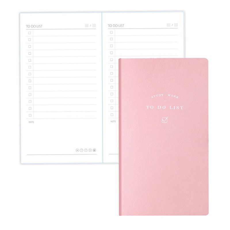 Dāvanu dienas plānotājs vīriešiem sievietēm, mazs ūdensnecaurlaidīgs poliuretāna āda, 192 lappušu saraksts. Piezīmju grāmatiņa darbam Praktisks vienkāršs kontrolsaraksts