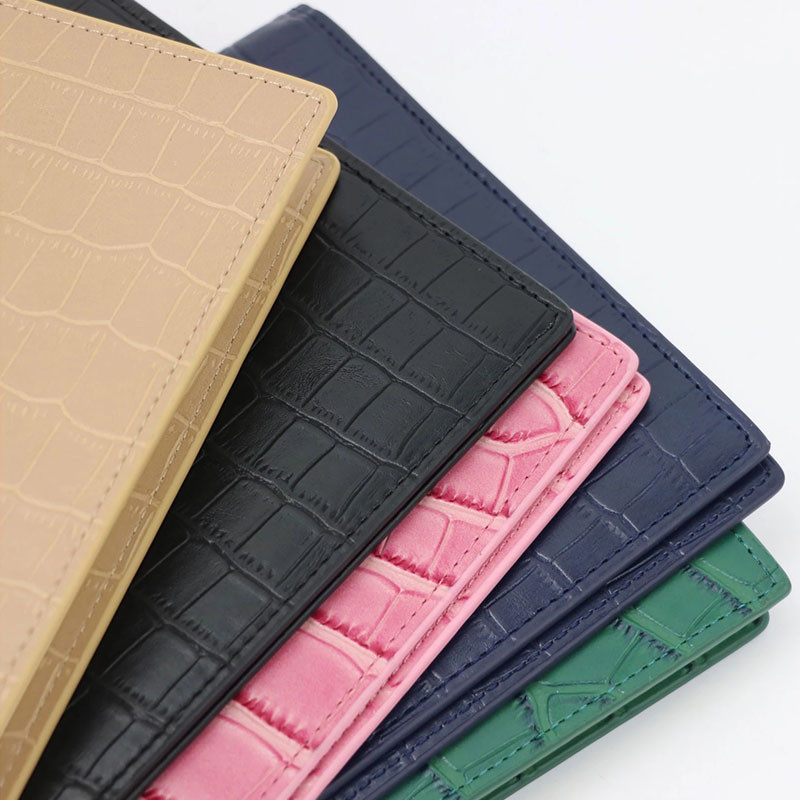 Bezmaksas pielāgoti iniciāļi burti Krokodila raksts PU āda A5 piezīmjdatora vāks Ceļojumu biznesa žurnāla Maināms ieliktnis, lapa DIY