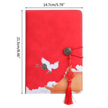 for Creative Crane Journal Notepad Planner Notebook with Ribbon 200 Pages for Women Men Teen Girls Student Gift
