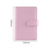 1 Σετ Budget Planner Pen Loop Faux Leather Πολλαπλής χρήσης Daily Organizer Budget Planner Notebook for Work