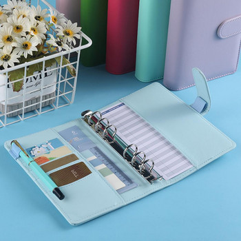 1 комплект бюджетен планировчик с писалка с примка от изкуствена кожа Ежедневен органайзер за многократна употреба Budget Planner Notebook за работа