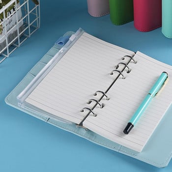 1 комплект бюджетен планировчик с писалка с примка от изкуствена кожа Ежедневен органайзер за многократна употреба Budget Planner Notebook за работа