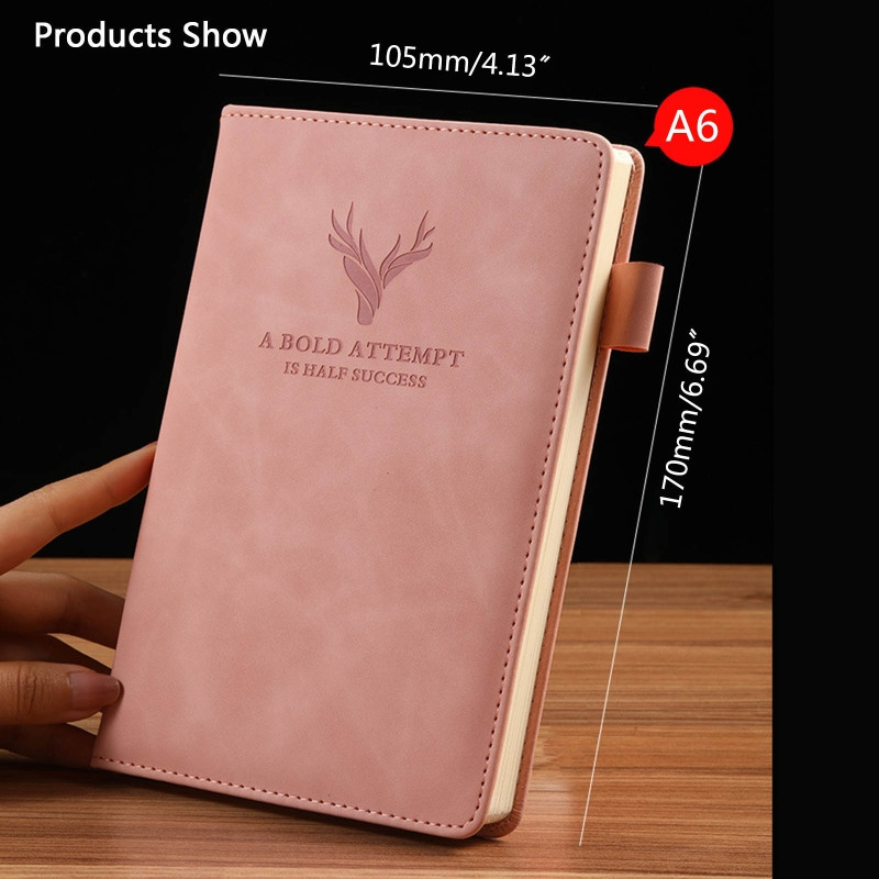 Pārnēsājams žurnālu piezīmju bloks Kabatas piezīmju grāmatiņa ar pildspalvas turētāju, lappušu marķiera lente 232 lappušu papīrs, kas paredzēts biroja skolas sākumam