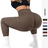 Push Up Leggings Γυναικεία παντελόνια γιόγκα με ραβδώσεις χωρίς ραφές GYM Παντελόνι ψηλόμεσο Καλσόν ανύψωσης γοφών Αθλητικό κολάν για γυναίκες