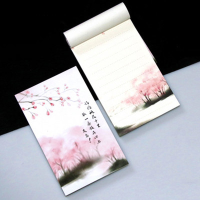 1PCS Creative Antiquity Memo Pad Φορητό Σκίσιμο Σημειωματάριο Ρετρό Μινιμαλιστική Εικονογράφηση Σημειωματάριο Χρώμα Εσωτερικές σελίδες