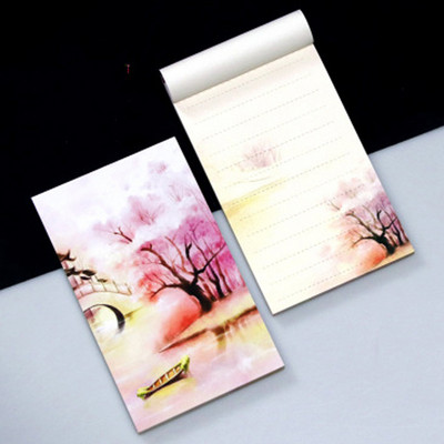 1PCS Creative Antiquity Memo Pad Φορητό Σκίσιμο Σημειωματάριο Ρετρό Μινιμαλιστική Εικονογράφηση Σημειωματάριο Χρώμα Εσωτερικές σελίδες