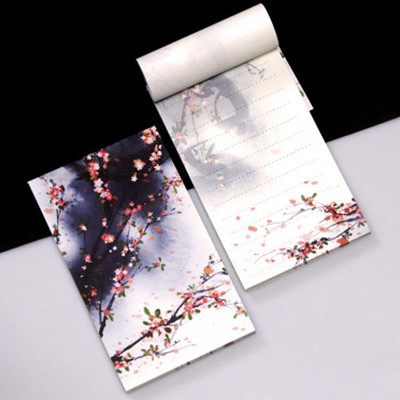 1PCS Creative Antiquity Memo Pad Φορητό Σκίσιμο Σημειωματάριο Ρετρό Μινιμαλιστική Εικονογράφηση Σημειωματάριο Χρώμα Εσωτερικές σελίδες