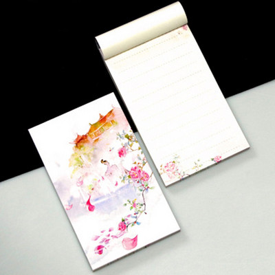 1PCS Creative Antiquity Memo Pad Φορητό Σκίσιμο Σημειωματάριο Ρετρό Μινιμαλιστική Εικονογράφηση Σημειωματάριο Χρώμα Εσωτερικές σελίδες