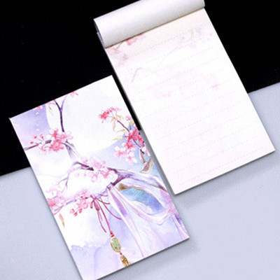 1PCS Creative Antiquity Memo Pad Φορητό Σκίσιμο Σημειωματάριο Ρετρό Μινιμαλιστική Εικονογράφηση Σημειωματάριο Χρώμα Εσωτερικές σελίδες