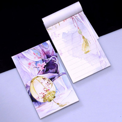 1PCS Creative Antiquity Memo Pad Φορητό Σκίσιμο Σημειωματάριο Ρετρό Μινιμαλιστική Εικονογράφηση Σημειωματάριο Χρώμα Εσωτερικές σελίδες
