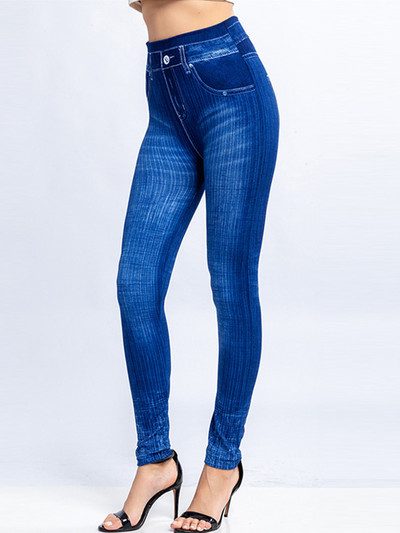 CUHAKCI Sexy Gym Leggins Ψηλόμεση ελαστική πεταλούδα με στάμπα παντελόνι μολύβι Faux τζιν κολάν Γυναικείο 2022 New Disign Hot εκπτώσεις