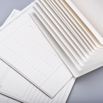 Заменете тетрадки Направи си сам дневник Вътрешни хартиени книги 4 размера 64 страници празни/графични/линейки/точкови дневник Училищен офис Ученически канцеларски материали