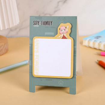 Аниме SPY X FAMILY Sticky Note Leave Message Memo Pad Stickers Разкъсваеми Memo Pads Бележки Индекс Флагове Раздел Канцеларски материали