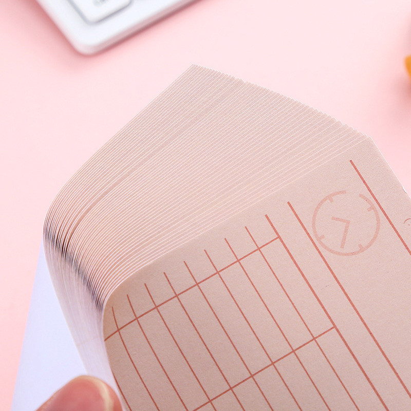 50 листа Обикновени бележки Kawaii Ежедневен седмичен плановник Списък със задачи Списък с лепкави бележки Корейски канцеларски материали Офис консумативи