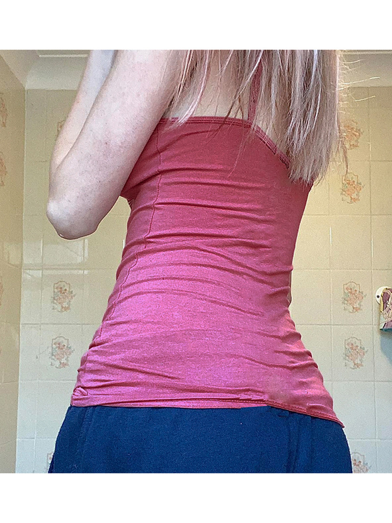 Dourbesty sieviešu 90. gadu estētisks vintage Crop Cami Top bezpiedurkņu grafiskais apdruka Fairy Grunge Tank Vest E-Girl Camisole Streetwear