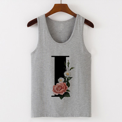 Summer Alphabet Print Camisole Sexy Tank Tops Γιλέκο Γυναικεία Μπλουζάκια Μπλουζάκι Αμάνικο Γκρι Γυναικείο Casual Harajuku Loose Plus Size