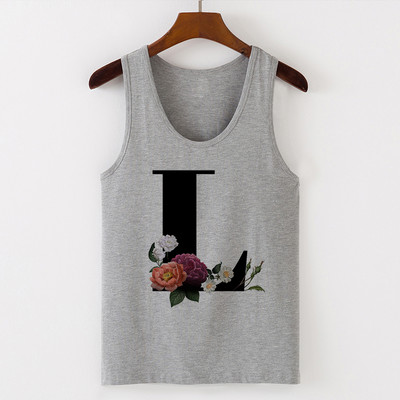 Summer Alphabet Print Camisole Sexy Tank Tops Γιλέκο Γυναικεία Μπλουζάκια Μπλουζάκι Αμάνικο Γκρι Γυναικείο Casual Harajuku Loose Plus Size