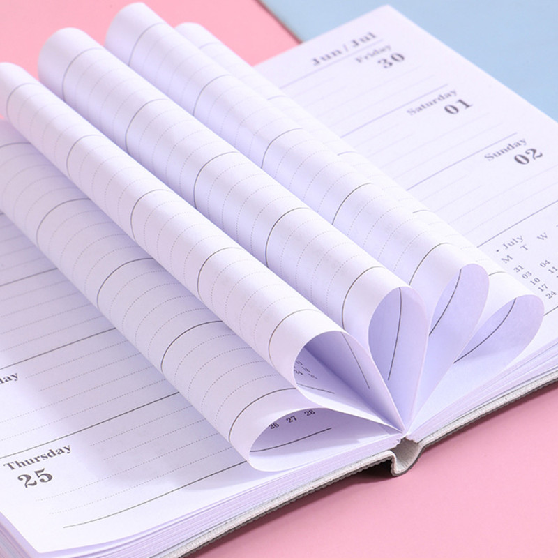 2023 Нов A7 A6 Бележник 365 дни Преносим джобен бележник Ежедневен седмичен дневен ред Ученически канцеларски материали Офис Училищни пособия