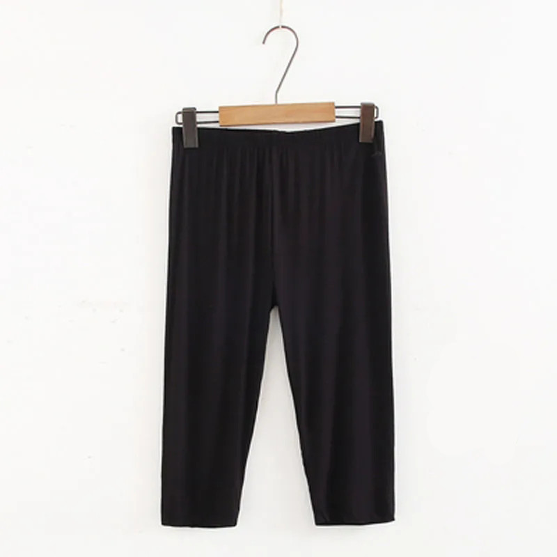 Sieviešu brīvi legingi Vasaras plāni ikdienas sporta elpojošas apgrieztas bikses elastīgas jostasvietas vienkrāsainas zīmuļu bikses