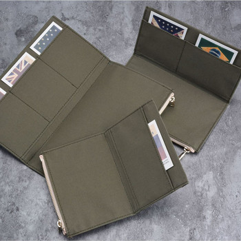 Fromthenon Vintage Storage Bag For Midori Travellers Notebook Zipper Pocket Retro Canvas Card Holder File bag Училищни канцеларски материали