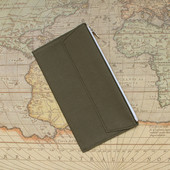 Fromthenon Retro Storage Bag For Midori Traveller`s Notebook Planner Θήκη για κάρτα με φερμουάρ Τσάντα αρχείου Vintage Σχολική Γραφική ύλη
