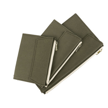 Fromthenon Ретро чанта за съхранение за Midori Traveller\'s Notebook Planner Zipper Pocket Card Holder Чанта за файлове Ретро училищни канцеларски материали