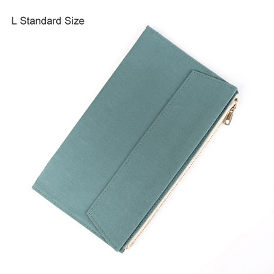 Fromthenon Retro Storage Bag For Midori Traveller`s Notebook Planner Θήκη για κάρτα με φερμουάρ Τσάντα αρχείου Vintage Σχολική Γραφική ύλη