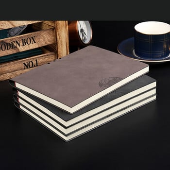 Σημειωματάριο σημειωματάριο PU Leather A5 Diary Business Journal Planner Agenda Organizer Σημείωση Βιβλίο σχολικών προμηθειών γραφείου