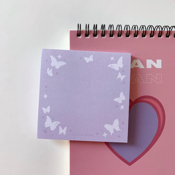 50 φύλλα Cute Butterfly Seashell Memo Pad Διακοσμητικό χαρτί σημειώσεων DIY Scrapbook Diary Planner Message Notepad Kawaii Stationery