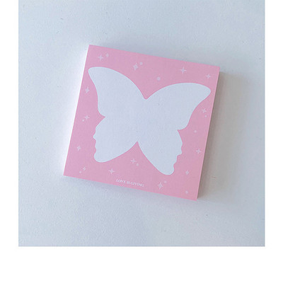 50 φύλλα Cute Butterfly Seashell Memo Pad Διακοσμητικό χαρτί σημειώσεων DIY Scrapbook Diary Planner Message Notepad Kawaii Stationery