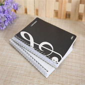 ÚJ! Piano Pattern Notebook Iron Circle Egyszerű Jegyzettömb tanulási irodai eszközök