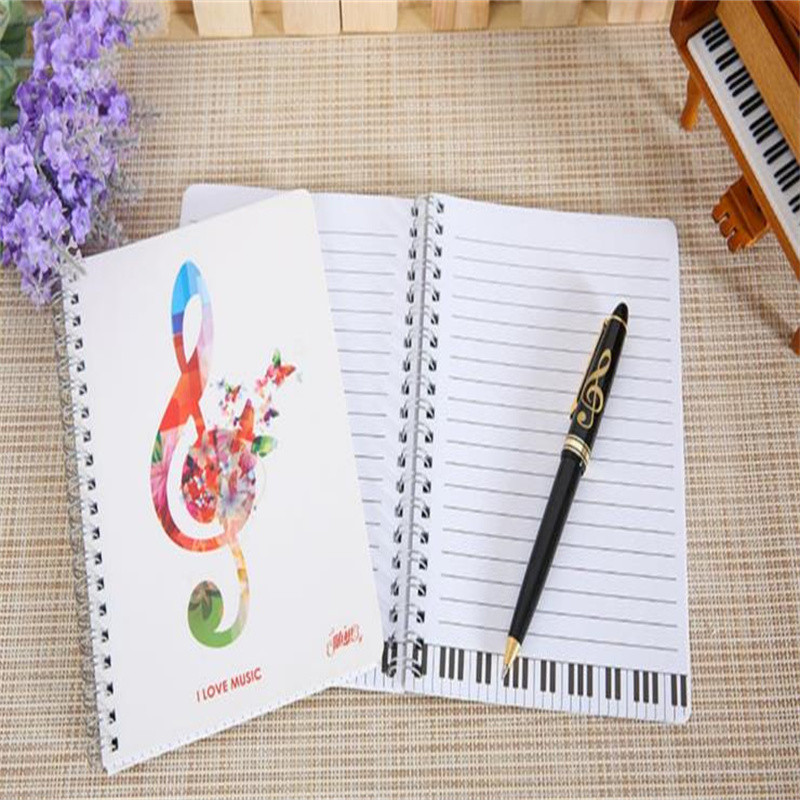 JAUNUMS! Klavierrakstu piezīmju grāmatiņa Dzelzs aplis Vienkārša piezīmju grāmatiņa, kas apgūst biroja rīkus