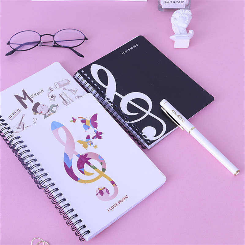 JAUNUMS! Klavierrakstu piezīmju grāmatiņa Dzelzs aplis Vienkārša piezīmju grāmatiņa, kas apgūst biroja rīkus