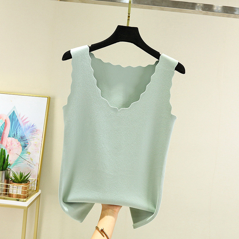 Dralon Seamless Thermal Apakšveļas Topi Rudens Ziemas siltie topi Basic Vest